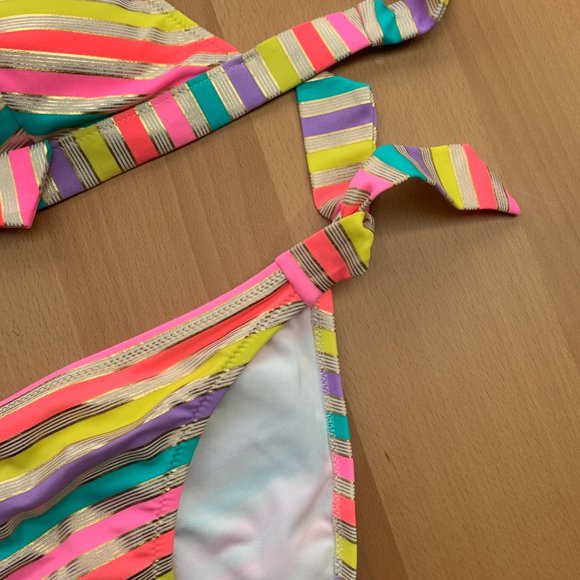 victoria's secret striped bikini swimsuit - Picture 2 of 9